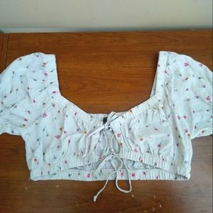 Wild Fable Tied Crop Top (Medium)